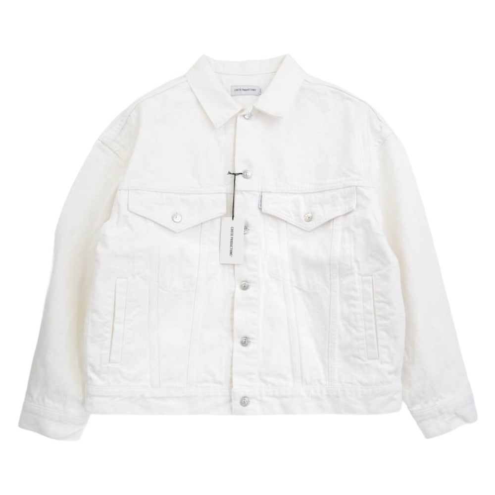 COOTIE クーティー 3rd Type Denim Jacket ホワイトデニム ジャケット ホワイト系 M【美品】【中古】