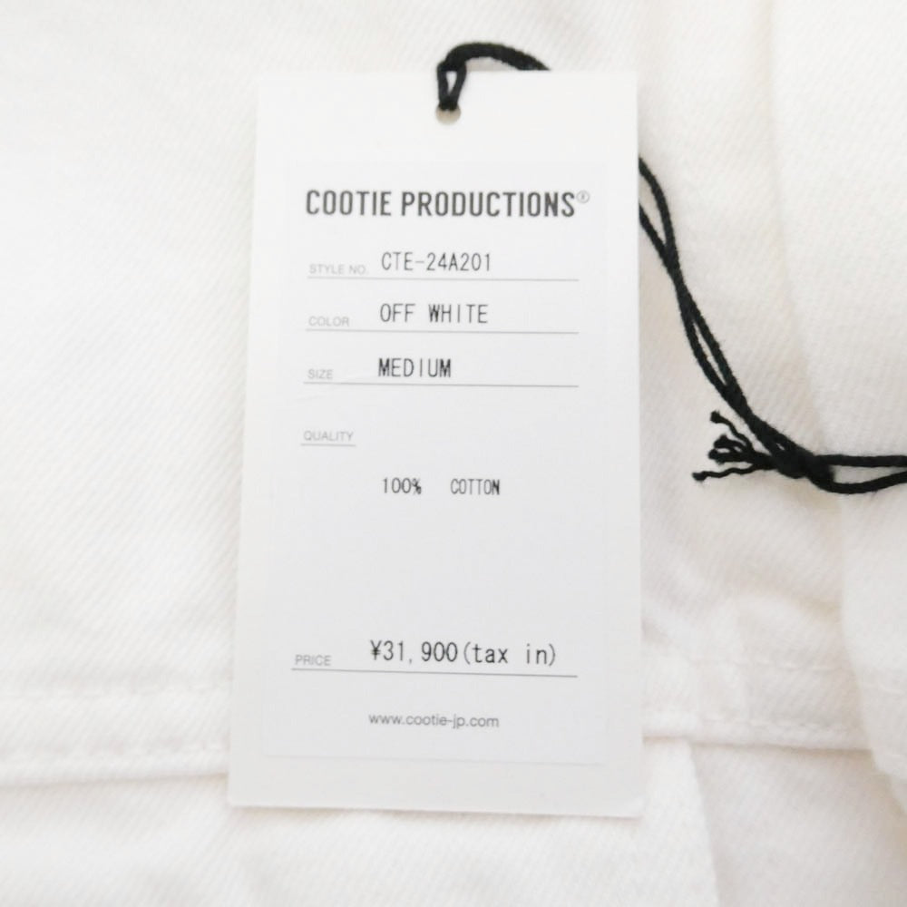 COOTIE クーティー 3rd Type Denim Jacket ホワイトデニム ジャケット ホワイト系 M【美品】【中古】