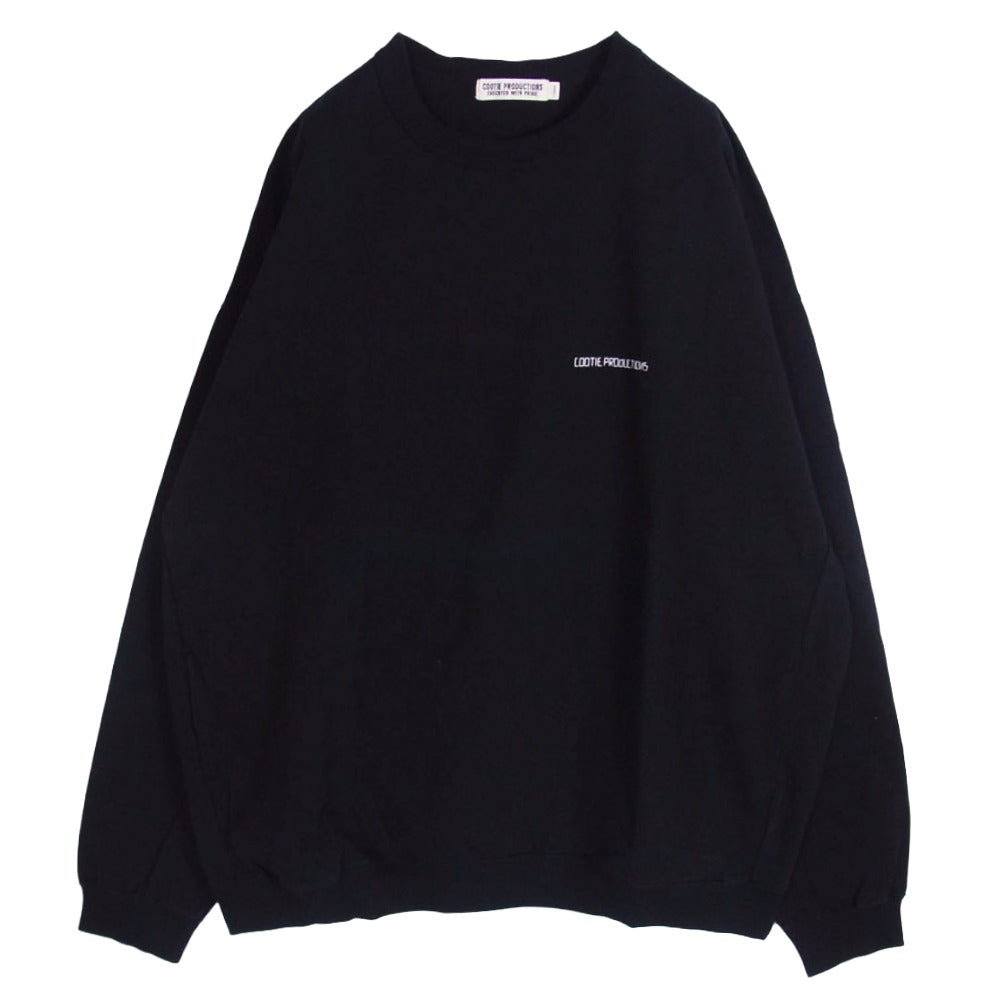 COOTIE クーティー DRY TECH OVERSIZED SWEAT ドライテックオーバーサイズ スウェット ブラック系 L【中古】