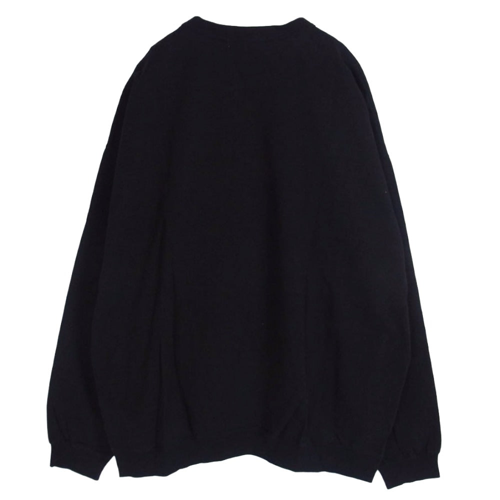 COOTIE クーティー DRY TECH OVERSIZED SWEAT ドライテックオーバーサイズ スウェット ブラック系 L【中古】
