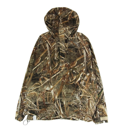 DESCENDANT ディセンダント BELLY PULL OVER JACKET CAMO プルオーバー ジャケット カーキ系 3【中古】