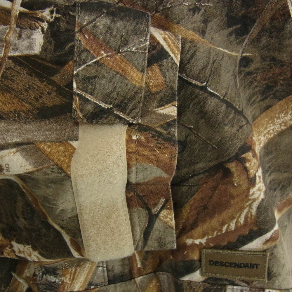 DESCENDANT ディセンダント BELLY PULL OVER JACKET CAMO プルオーバー ジャケット カーキ系 3【中古】