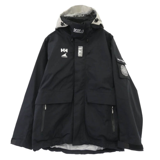 DESCENDANT ディセンダント HELLY HANSEN OCEAN FREY HELLY TECH SPINDRIFT JACKET オーシャン フレイ ヘリーテック スピンドリフト ジャケット ブラック系 XL【中古】