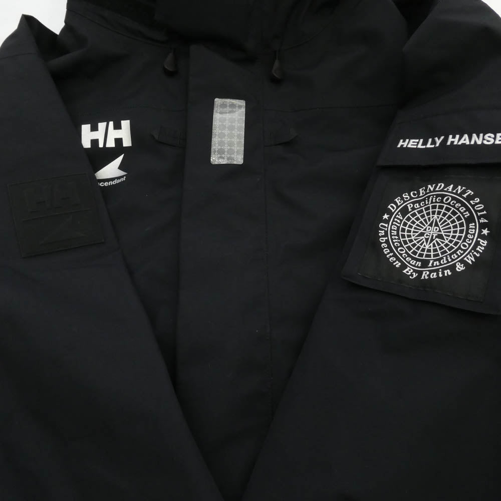 DESCENDANT ディセンダント HELLY HANSEN ヘリーハンセン HELLY HANSEN OCEAN FREY HELLY TECH SPINDRIFT JACKET オーシャン フレイ ヘリーテック スピンドリフト ジャケット ブラック系 XL【中古】