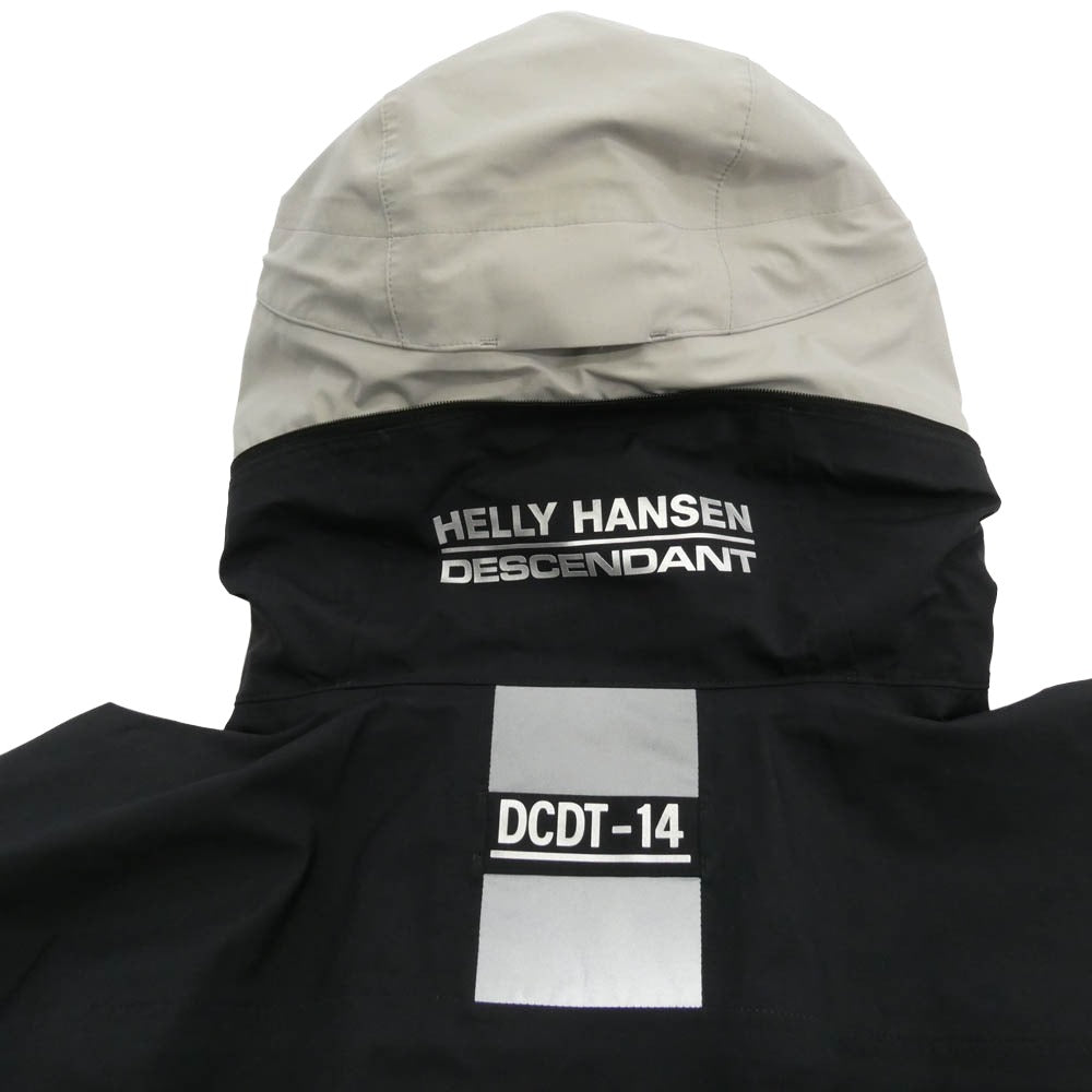 DESCENDANT ディセンダント HELLY HANSEN ヘリーハンセン HELLY HANSEN OCEAN FREY HELLY TECH SPINDRIFT JACKET オーシャン フレイ ヘリーテック スピンドリフト ジャケット ブラック系 XL【中古】