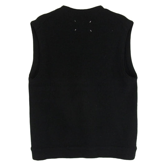 MAISON MARGIELA メゾンマルジェラ 10ライン 四つタグ ニット ベスト ジレ カーディガン ブラック系 サイズ表記無【中古】