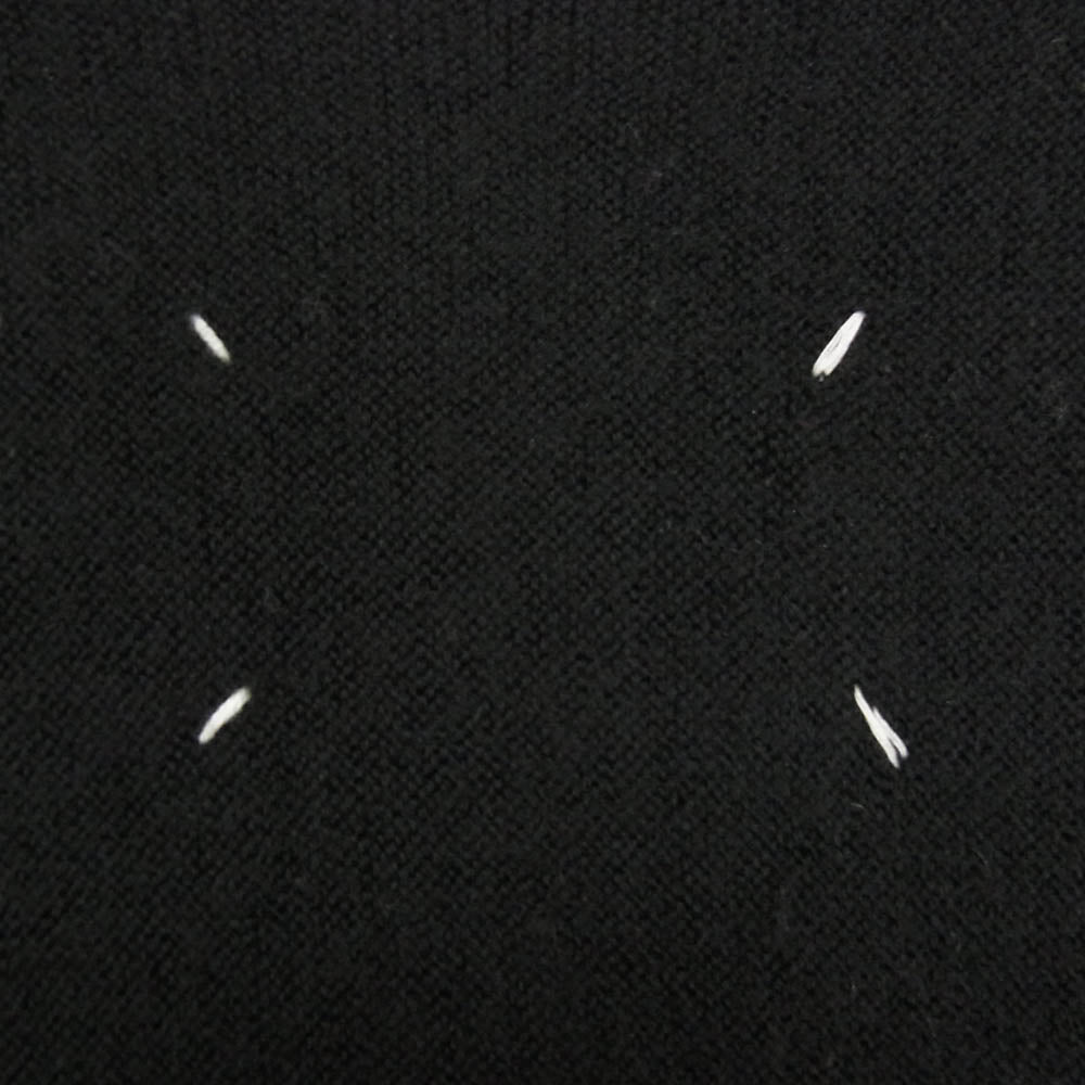 MAISON MARGIELA メゾンマルジェラ 10ライン 四つタグ ニット ベスト ジレ カーディガン ブラック系 サイズ表記無【中古】