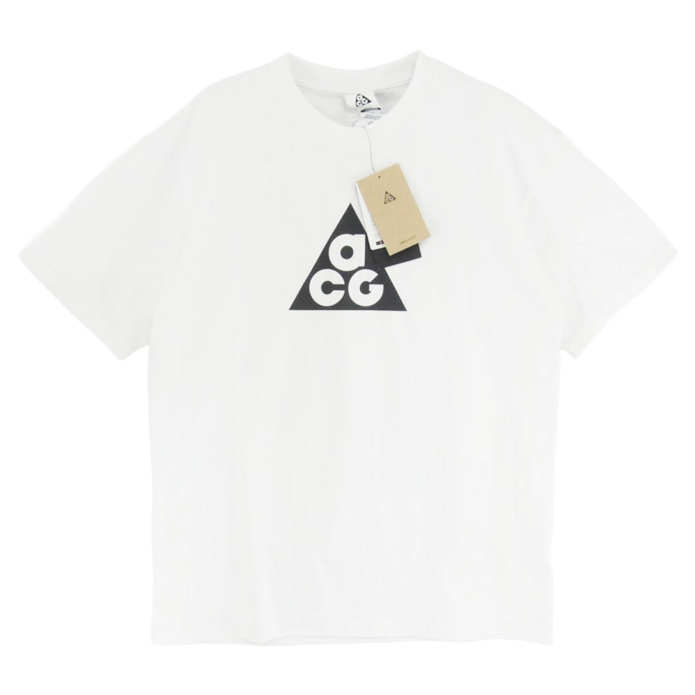 NIKE ナイキ FQ3741-121 AS M NRG ACG DF TEE MBR ロゴプリント クルーネック 半袖 Tシャツ ホワイト系 S【極上美品】【中古】