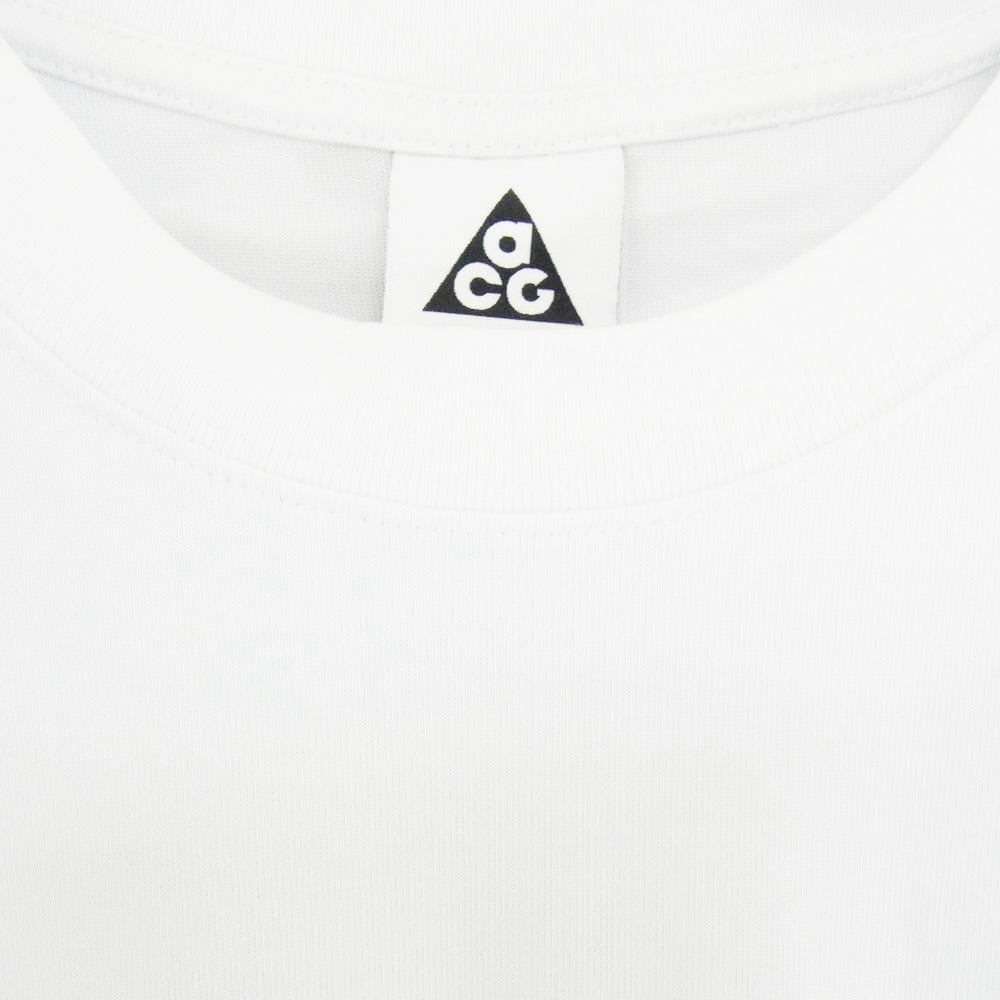NIKE ナイキ HJ0797-121 ACG Walking Tree S/S TEE ウォーキング ツリー クルーネック 半袖 Tシャツ ホワイト系 S【極上美品】【中古】