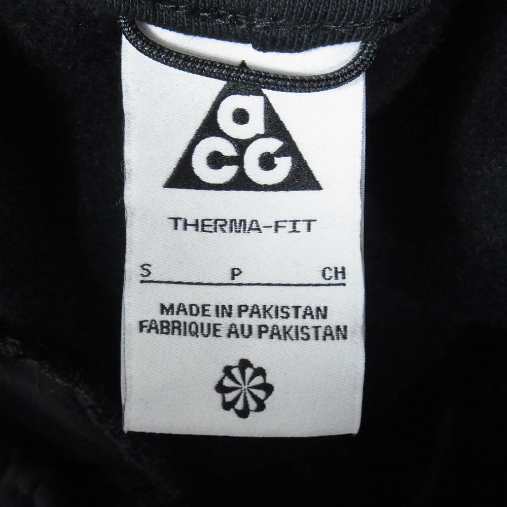 NIKE ナイキ FV8651-010 ACG TF RPL TUF LUNGS FLEECE PANT 起毛フリース スウェットパンツ ブラック系 S【中古】