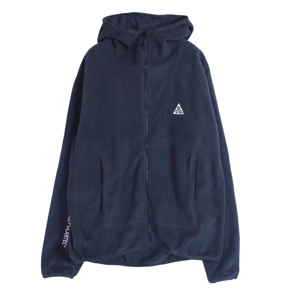 NIKE ナイキ FB8083-060 ACG WOLF TREE FZ HOODIE JACKET フリース フルジップ パーカー フーディー ジャケット グレー系 M【中古】