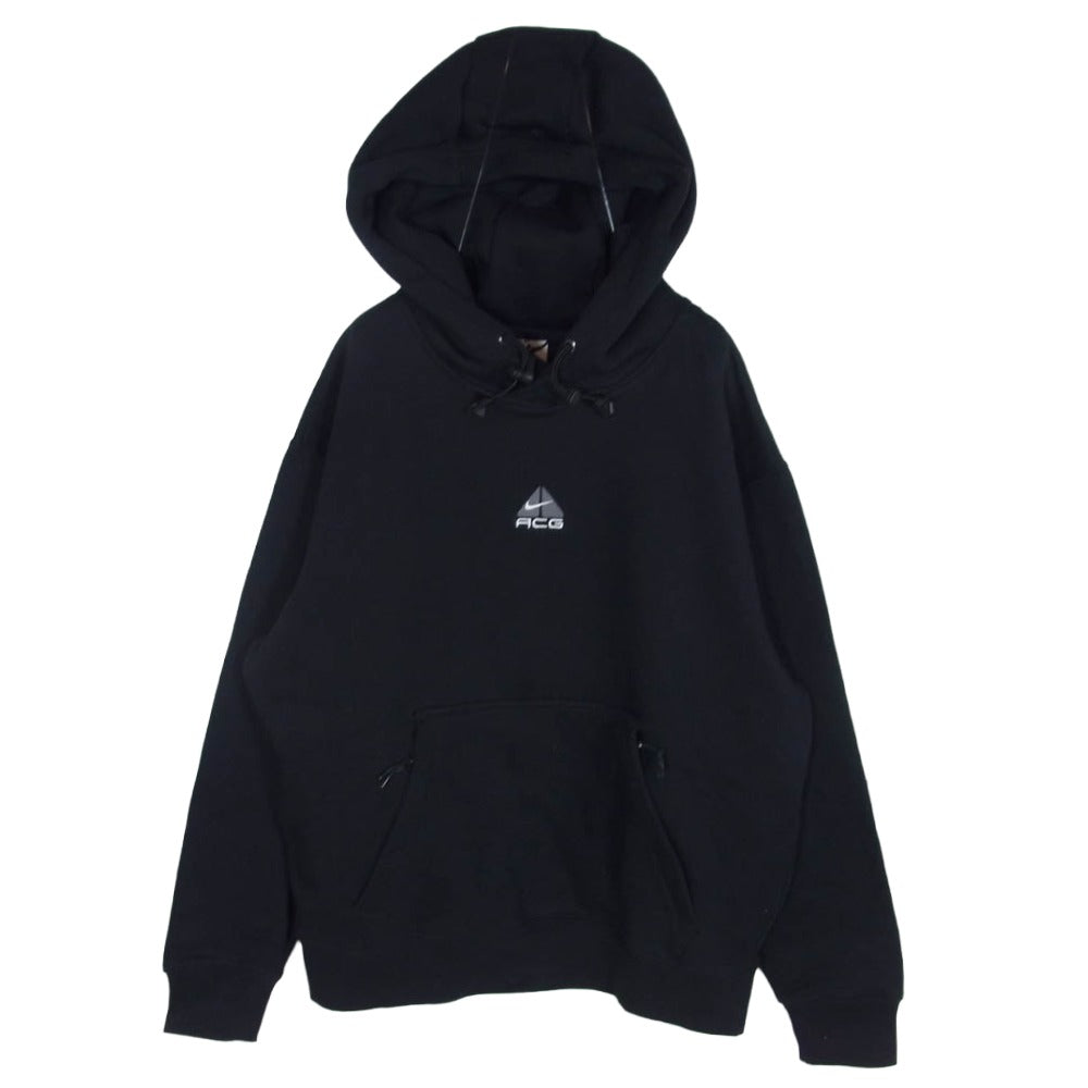 NIKE ナイキ DH3088-013 ACG Therma-FIT 裏地フリース サーマフィット プルオーバー パーカー ブラック系 S【中古】