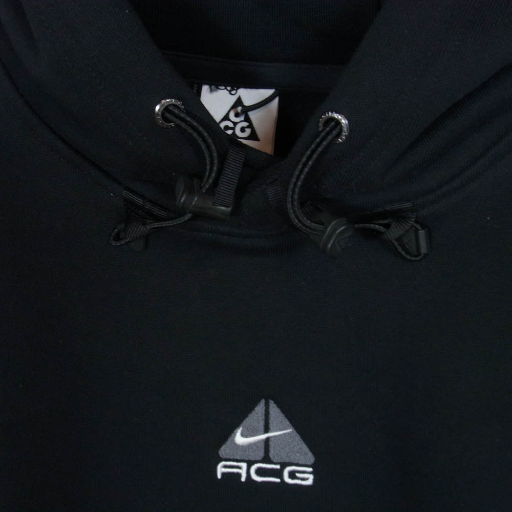 NIKE ナイキ DH3088-013 ACG Therma-FIT 裏地フリース サーマフィット プルオーバー パーカー ブラック系 S【中古】