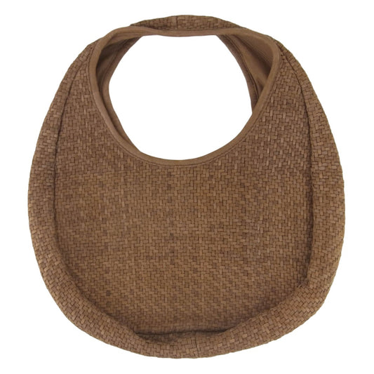 レン トウキョウジャパン 9H-60041 シープ メッシュ レザー スモール ハンド バッグ ブラウン系【中古】