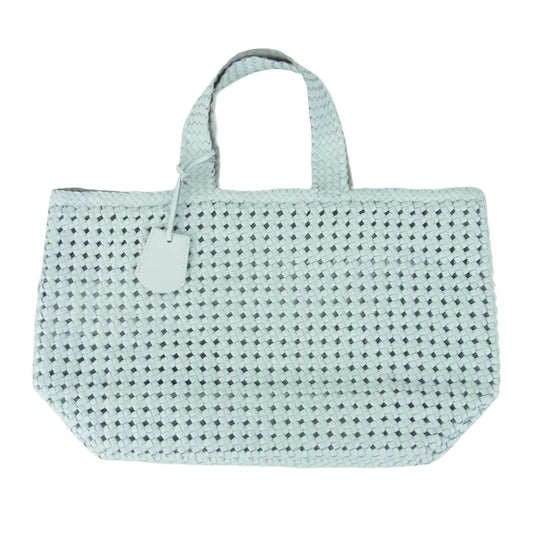 レン トウキョウジャパン 1-16-26301 ゴート メッシュ レザー トート バッグ ホワイト系【中古】