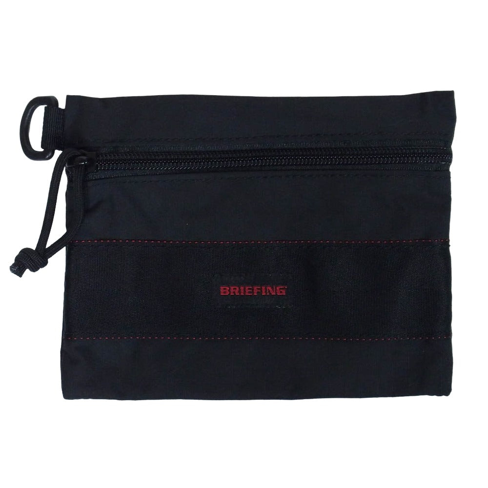 BRIEFING ブリーフィング FLAT POUCH M MW GENII フラット ポーチ ブラック系【中古】
