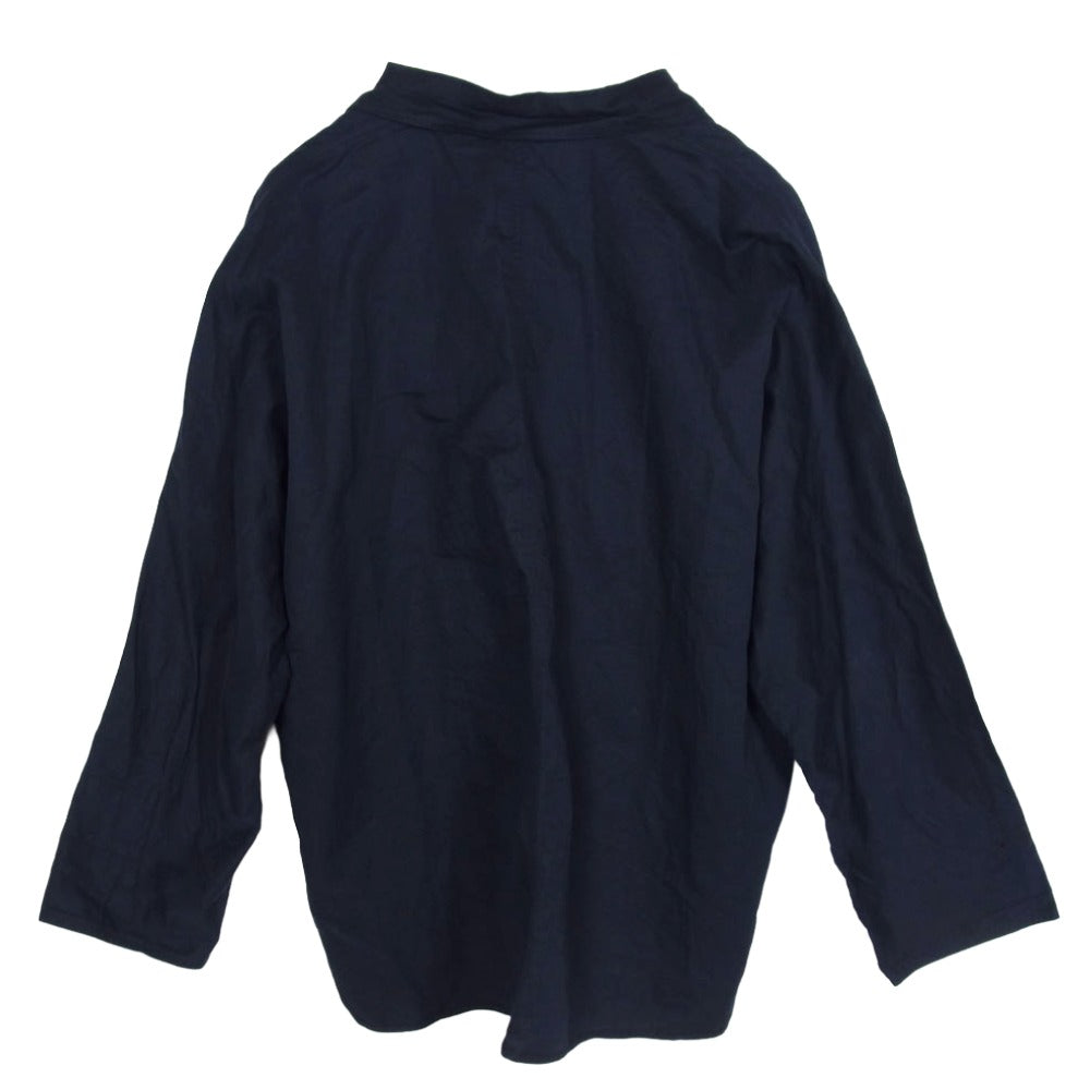 ティッカ 24SS TBDS-023 COTTON LINEN SHIRT JACKET コットン リネン シャツ ジャケット ブラック系 F【中古】