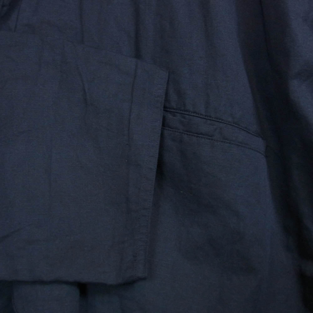 ティッカ 24SS TBDS-023 COTTON LINEN SHIRT JACKET コットン リネン シャツ ジャケット ブラック系 F【中古】