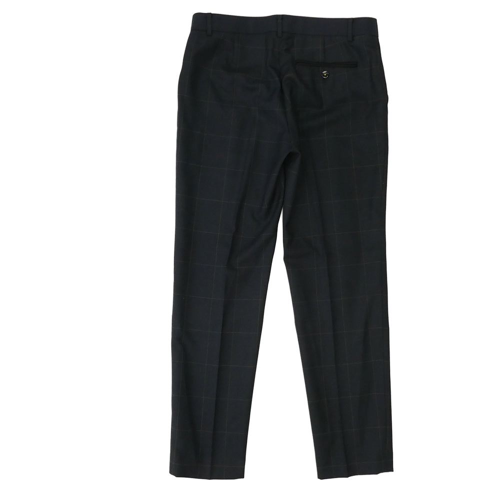 Paul Smith ポール・スミス ウール チェック セットアップ スーツ ネイビー系 42【美品】【中古】