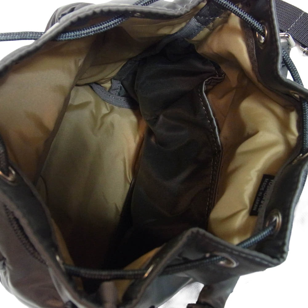 PORTER ポーター BALLOONSAC バルーンサック 巾着 ショルダーバッグ カーキ系【中古】