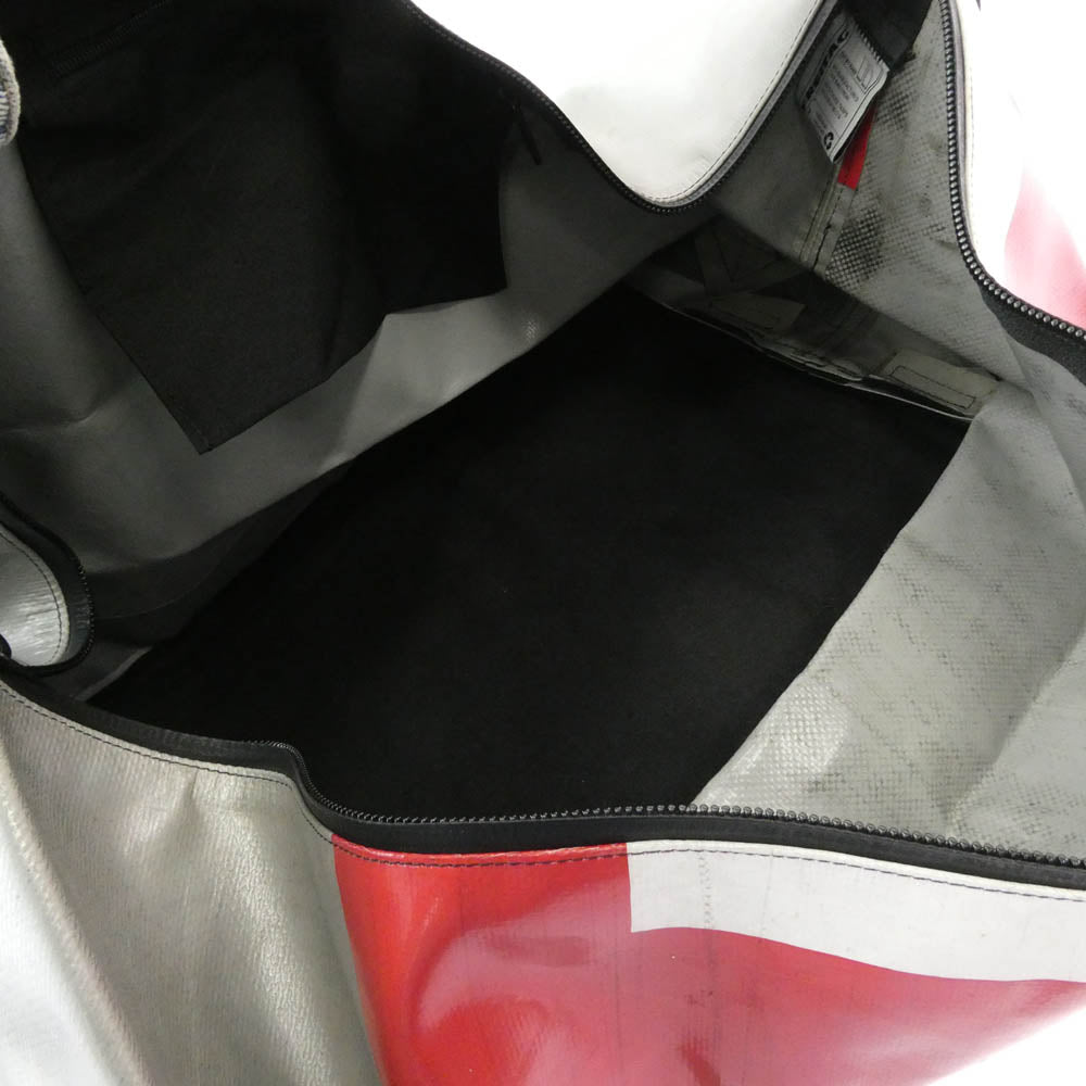 FREITAG フライターグ 2WAY リュック ボストンバッグ シルバー系 レッド系【中古】