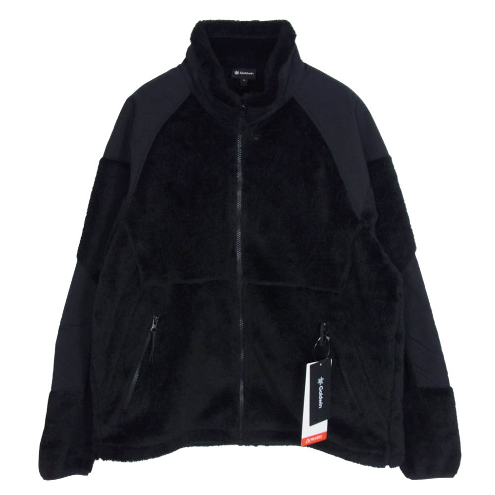 Goldwin ゴールドウィン GL35331 POLARTEC HIGH LOFT FLEECE JACKET ポーラテック ハイ ロフト フリース ジャケット ブラック系 M【美品】【中古】