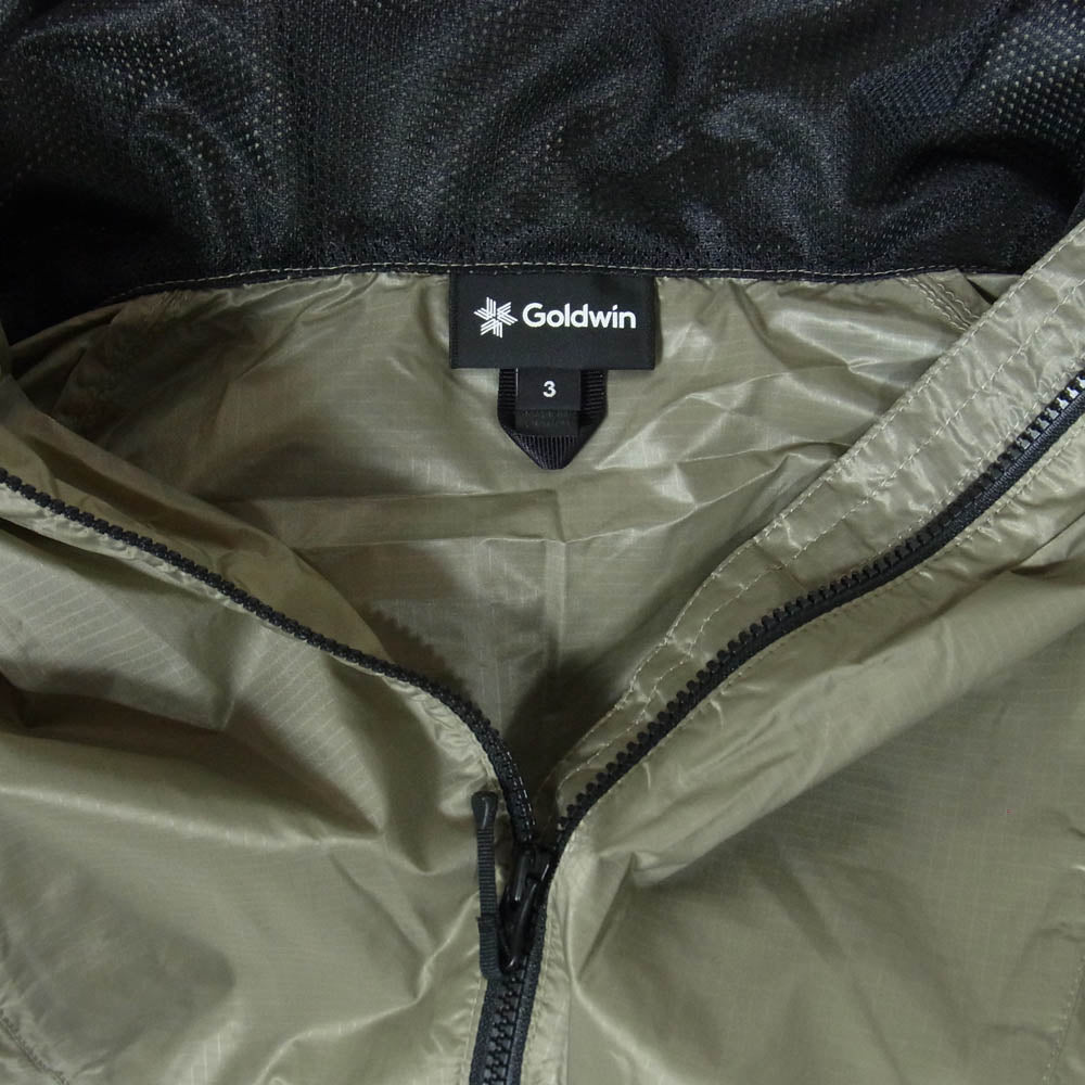 Goldwin ゴールドウィン GL15145 Rip-stop Hooded Jacket リップストップ フーデッド ジャケット グレー系 3【極上美品】【中古】