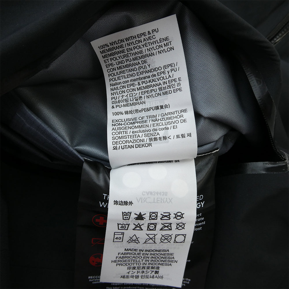 ARC'TERYX アークテリクス X000010004 Beta Jacket ベータ マウンテン パーカー ジャケット ブラック系 XL【極上美品】【中古】
