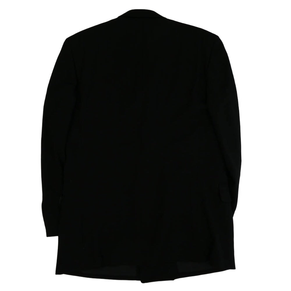Christian Dior クリスチャンディオール CD6441 CD6791 MONSIEUR ムッシュ ウール ダブルブレスト ジャケット 2タック スラックスパンツ セットアップ ブラック系 A5/92-79-170【中古】