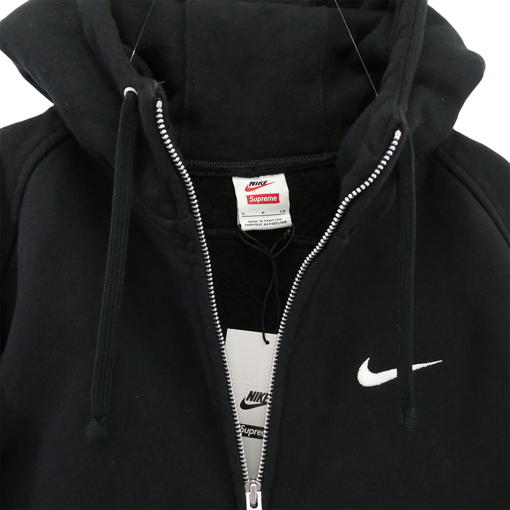 Supreme シュプリーム 25SS HF9633-010 Zip Up Hooded Sweatshirt ジップアップ フーデッド スウェットシャツ フーディー パーカー ブラック系 S【極上美品】【中古】