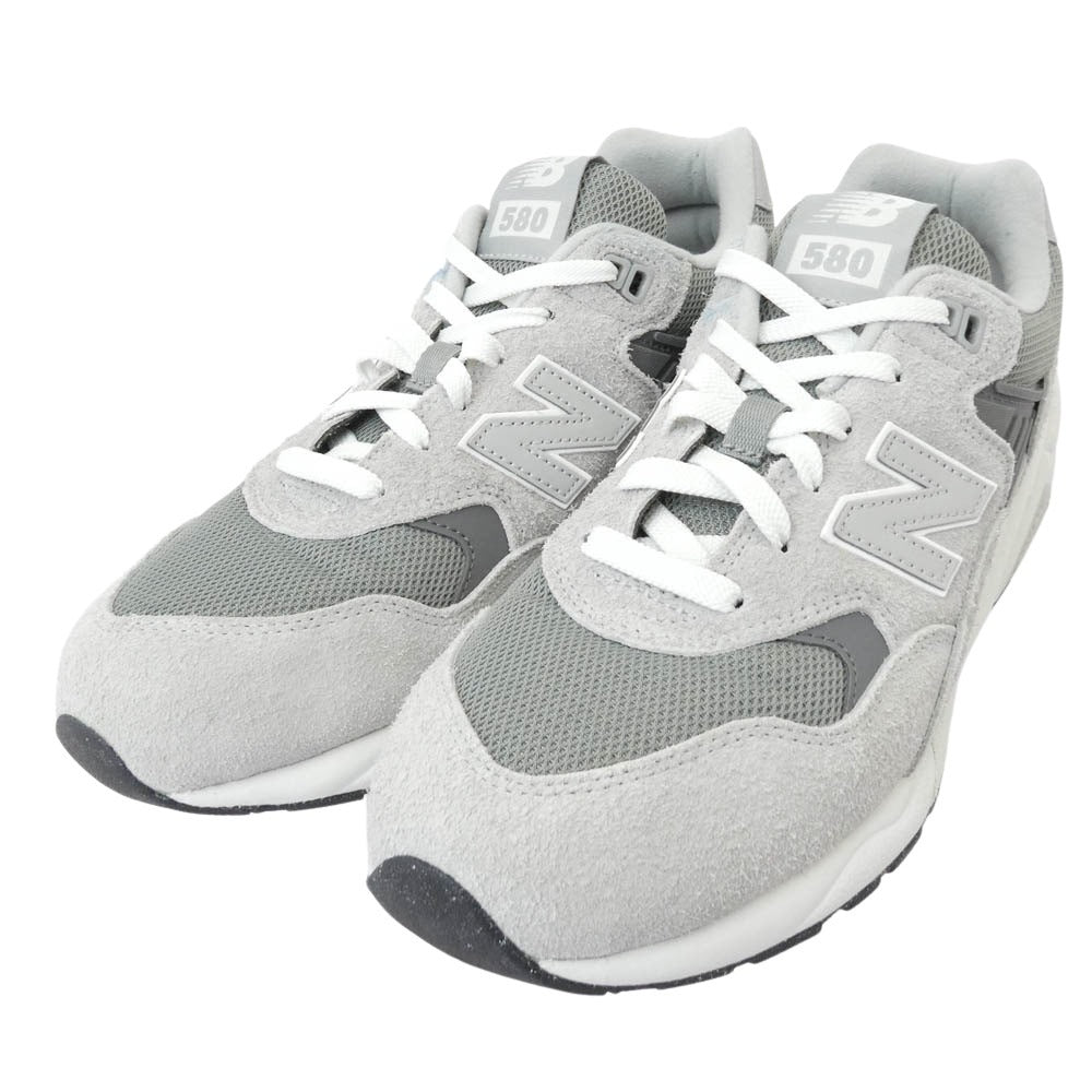 NEW BALANCE ニューバランス MT580MG2 580 Gray スエード スニーカー グレー系 28【中古】