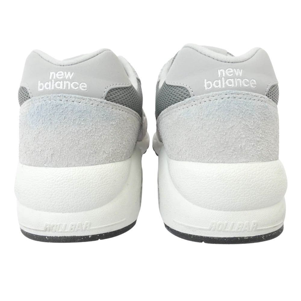 NEW BALANCE ニューバランス MT580MG2 580 Gray スエード スニーカー グレー系 28【中古】