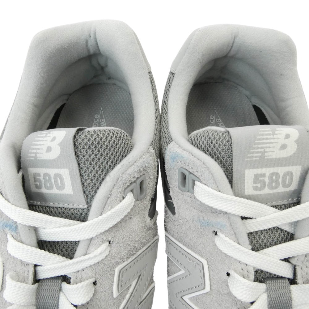 NEW BALANCE ニューバランス MT580MG2 580 Gray スエード スニーカー グレー系 28【中古】