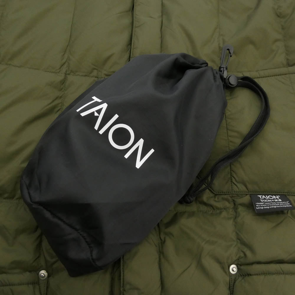 タイオン NA2504 Cordura Work Crew Neck Down Jacket コーデュラ ワーク クルーネック ダウン ジャケット カーキ系 S 3XL【中古】