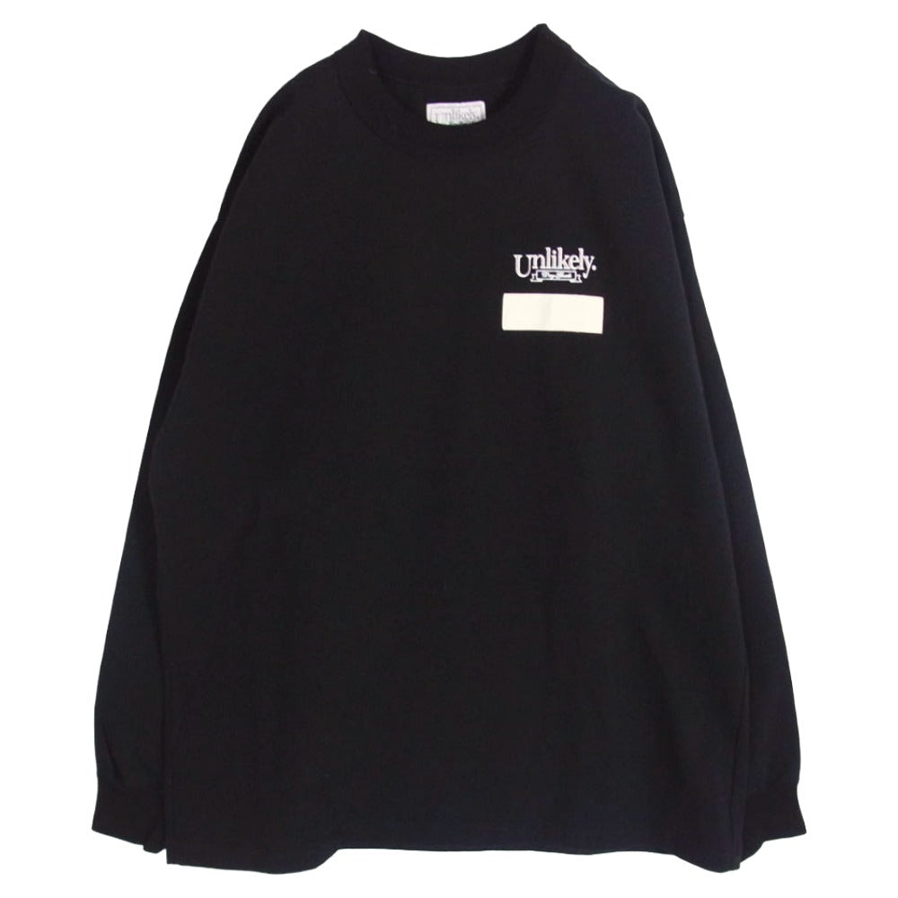 アンライクリー U25F-14-0001 Unlikely Team Tee Long Sleeve アンライクリー チーム 長袖 Tシャツ カットソー ブラック系 M【中古】