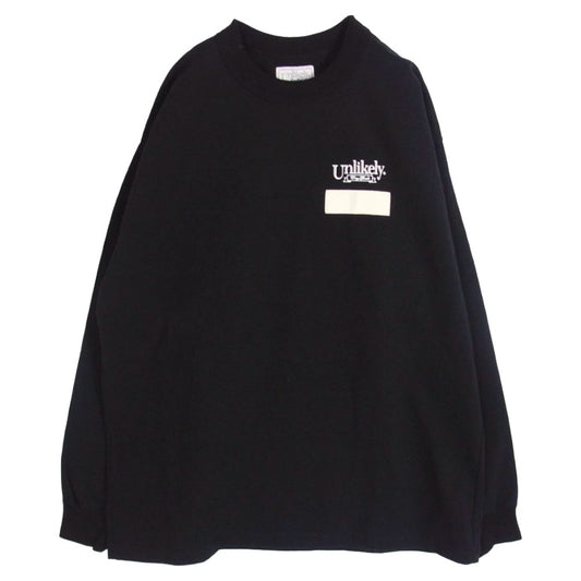 アンライクリー U25F-14-0001 Unlikely Team Tee Long Sleeve アンライクリー チーム 長袖 Tシャツ カットソー ブラック系 M【中古】