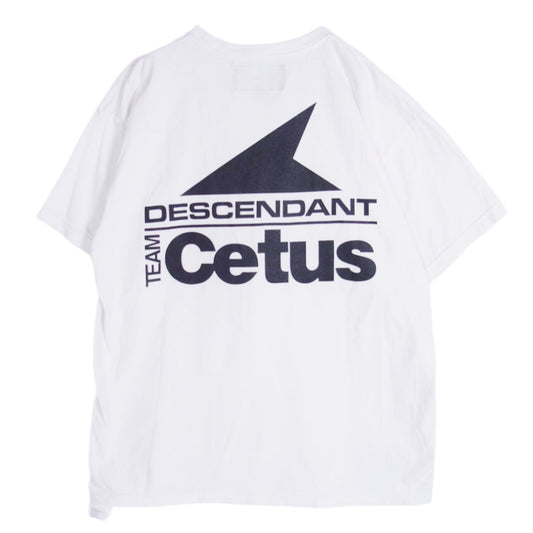 DESCENDANT ディセンダント 24SS 241ATDS-STM13S STERN SS スターン ロゴ プリント 半袖 Tシャツ ホワイト系 2【中古】