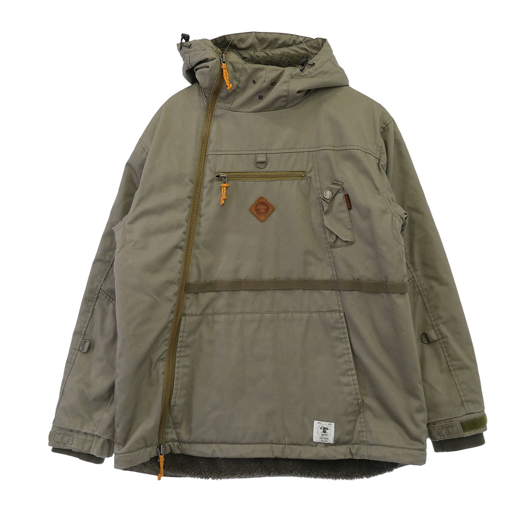 ジーアールエヌ アウトドア GO1281Q HIASOBI CAMPER BOA JACKET ヒアソビ キャンパー ボア ジャケット オリーブ系 L【中古】