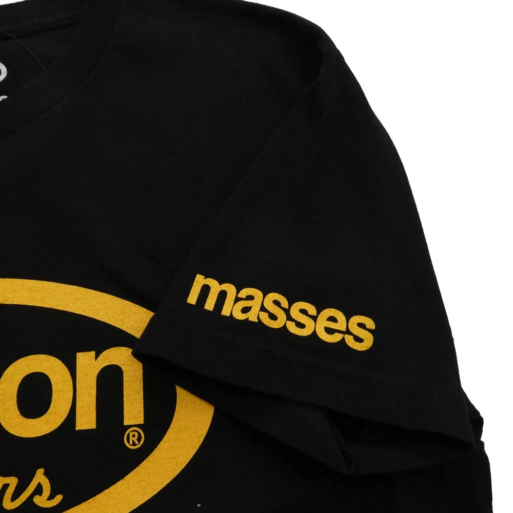 VANSON バンソン T-SHIRT S/S ロゴプリント 半袖 Tシャツ ブラック系 L【極上美品】【中古】