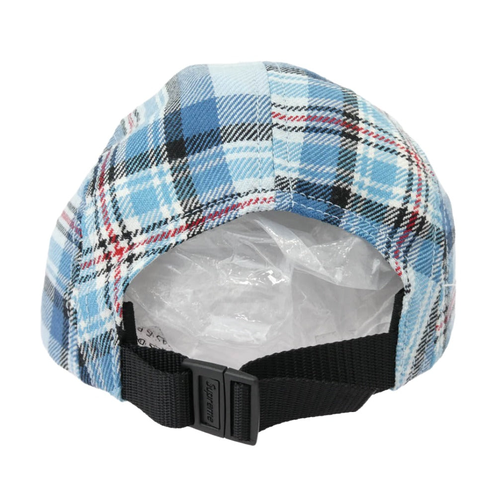 Supreme シュプリーム 25AW x Lochcarron Camp Cap ロッカロン キャンプ キャップ 帽子 ブルー系【極上美品】【中古】