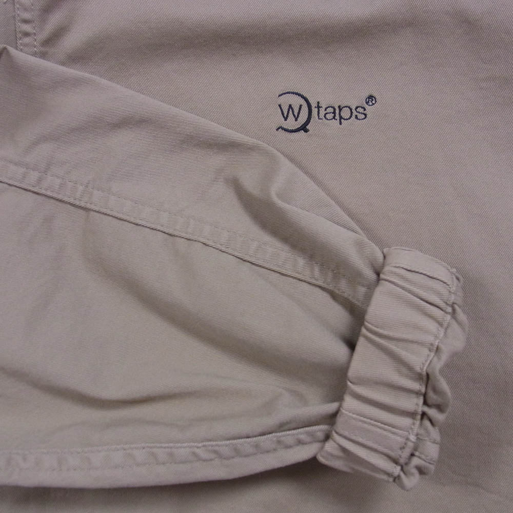 WTAPS ダブルタップス 21AW 212BRDT-SHM05 COTTON TWILL SMOCK LS コットンツイル プルオーバー クルーネック 長袖 スモック ベージュ ベージュ系 X02【中古】