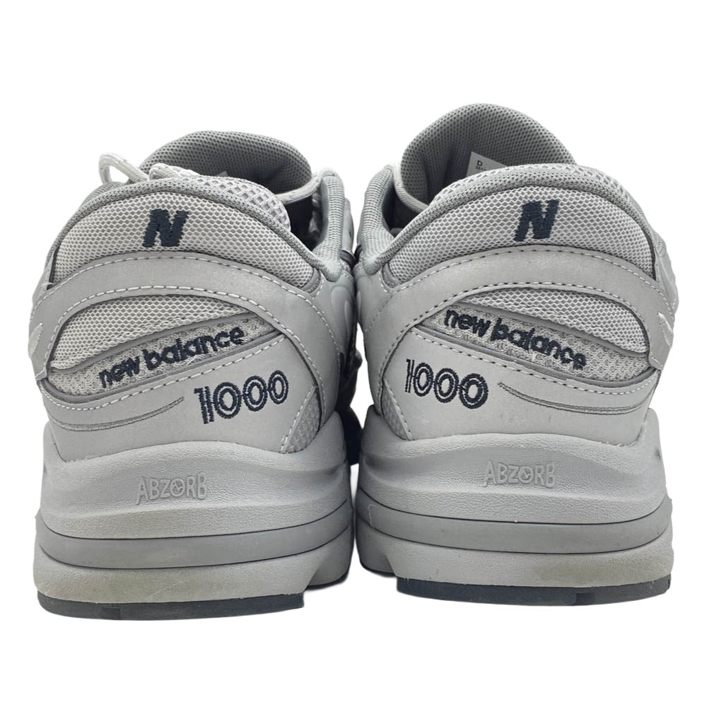 NEW BALANCE ニューバランス M1000TE 1000 Grey Reflective グレー リフレクティブ ローカット スニーカー グレー系 29cm【中古】