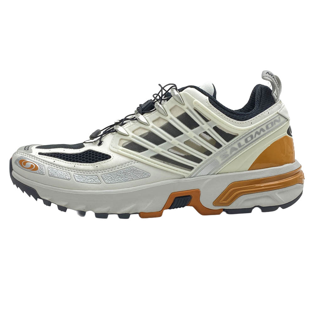 salomon サロモン 472988 ACS PRO エーシーエス プロ ローカット スニーカー ホワイト系 オレンジ系 29cm【美品】【中古】