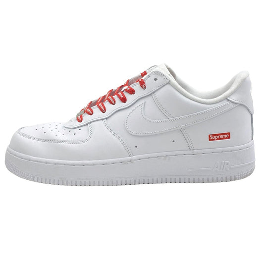 Supreme シュプリーム CU9225-100 × NIKE SUPREME AIR FORCE 1 LOW ナイキ シュプリーム エアフォース ローカットスニーカー ホワイト ホワイト系 29cm【中古】