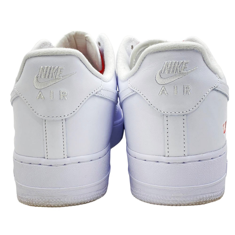 Supreme シュプリーム CU9225-100 × NIKE SUPREME AIR FORCE 1 LOW ナイキ シュプリーム エアフォース ローカットスニーカー ホワイト ホワイト系 29cm【中古】