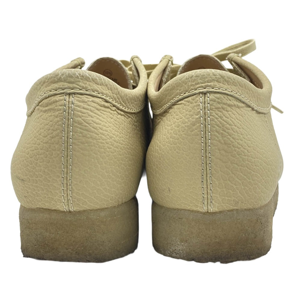 Supreme シュプリーム 25SS × Clarks Reflective Wallabee クラークス リフレクティブ ワラビー レザー モカシン クレープソール シューズ ベージュ系 27.5cm【中古】