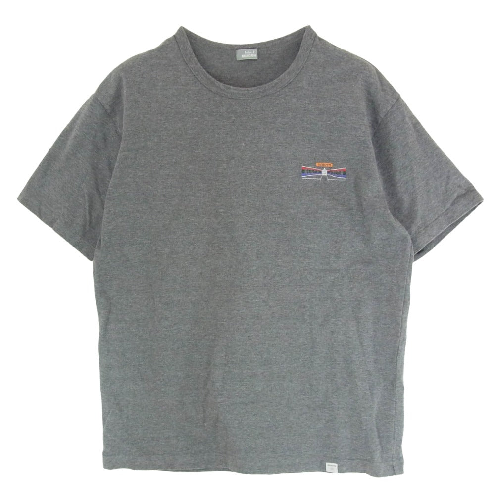 kolor カラー 19SS 19SBM-T07236S beacon ビーコン 刺繍 半袖 Tシャツ グレー系 2【中古】