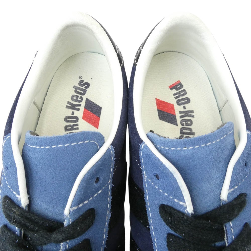 PRO-Keds プロケッズ PN1021H1 ROYAL PLUS SUEDE LO スニーカー ネイビー系 ホワイト系 26.5cm【中古】