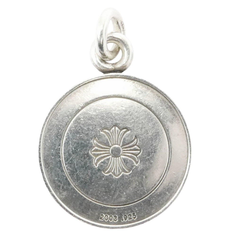CHROME HEARTS クロムハーツ（原本無） ANGL MDL V1 FUCK YOU エンジェルメダル ファックユー チャーム V1 ペンダントトップ シルバー系【中古】