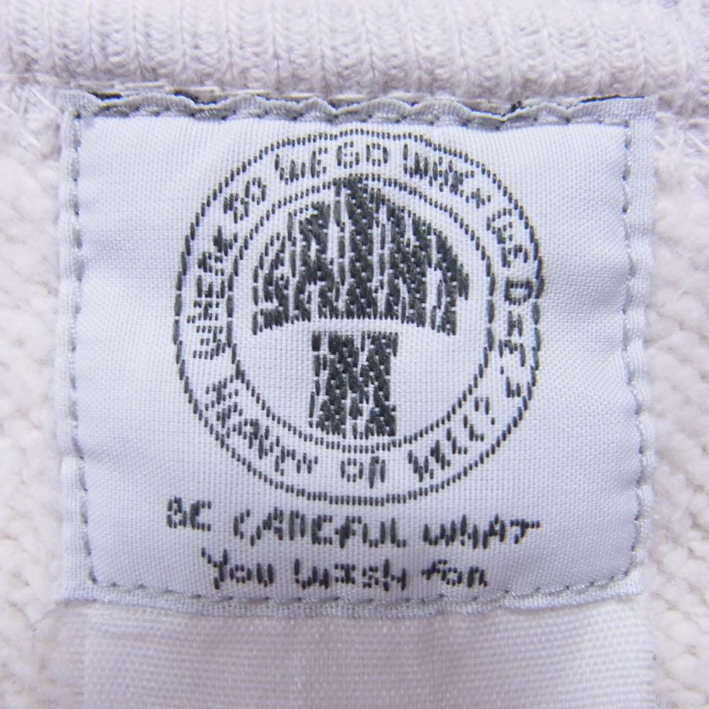 SAINT MICHAEL セントマイケル 21AW SM-A21-0000-029 RGLN SWT SH_CAMELLIA カメリア クルーネック スウェット トレーナー グレー系 不明【中古】